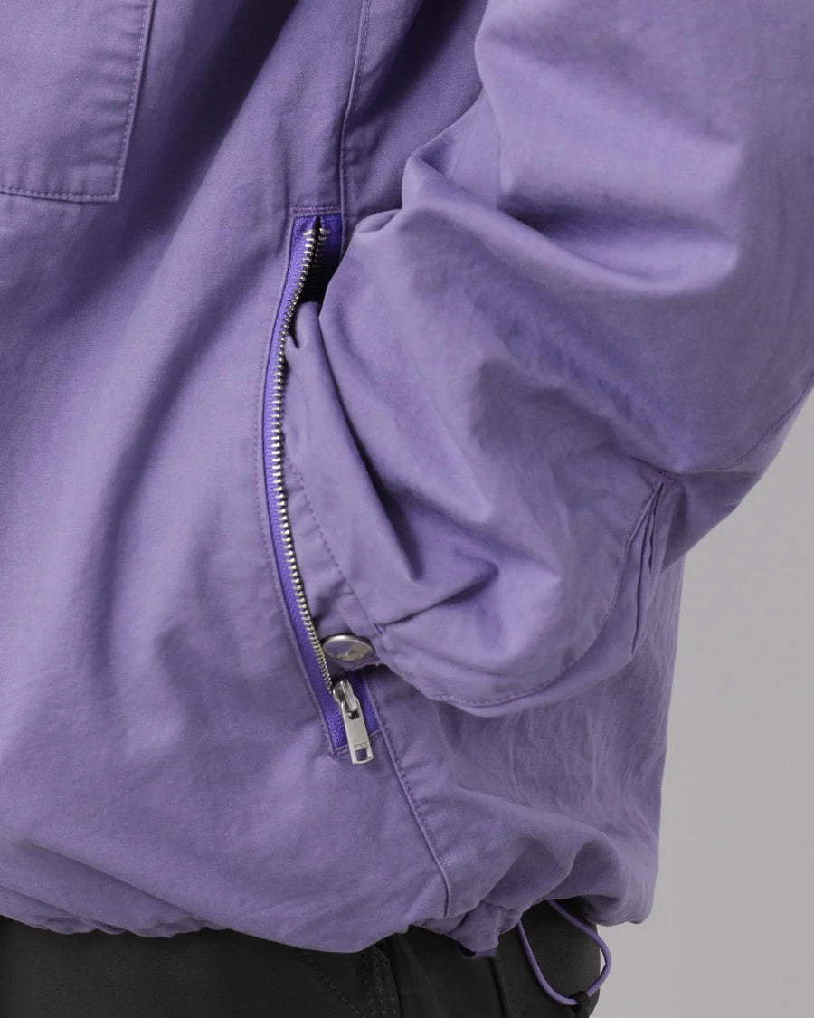 nonnative | HIKER FULL ZIP JACKET C/Li TWILL PIGMENT DYE WITH WINDSTOPPER