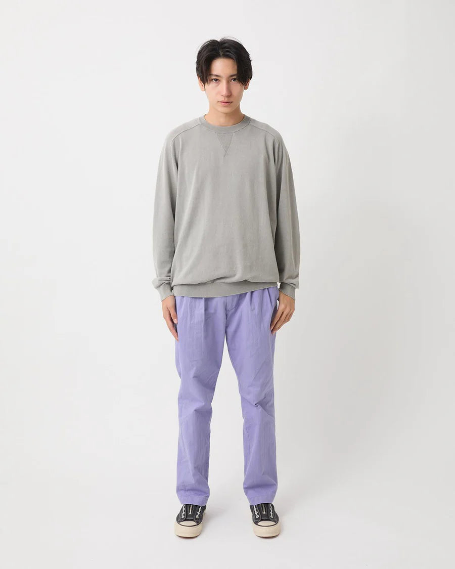 nonnative | OFFICER CHINO TROUSERS COTTON DOBBY STRIPE PIGMENT DYE
