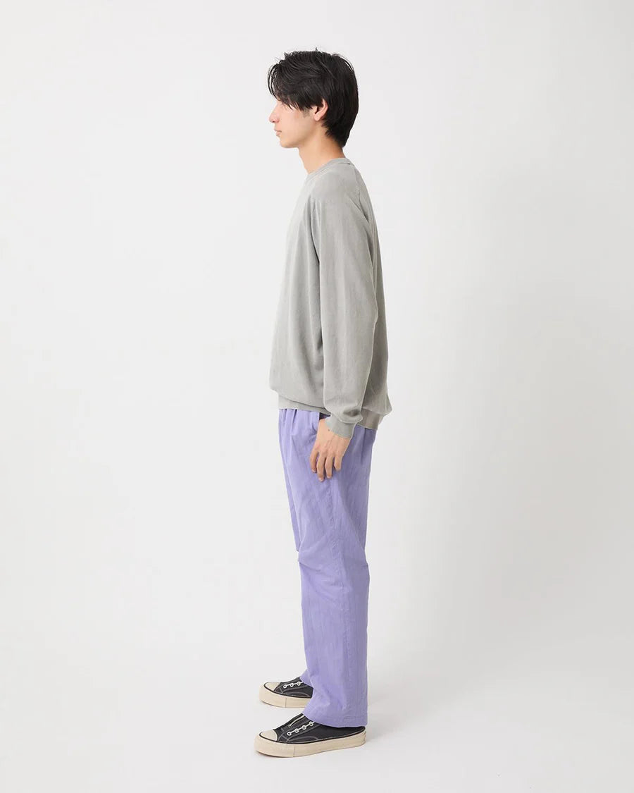 nonnative | OFFICER CHINO TROUSERS COTTON DOBBY STRIPE PIGMENT DYE