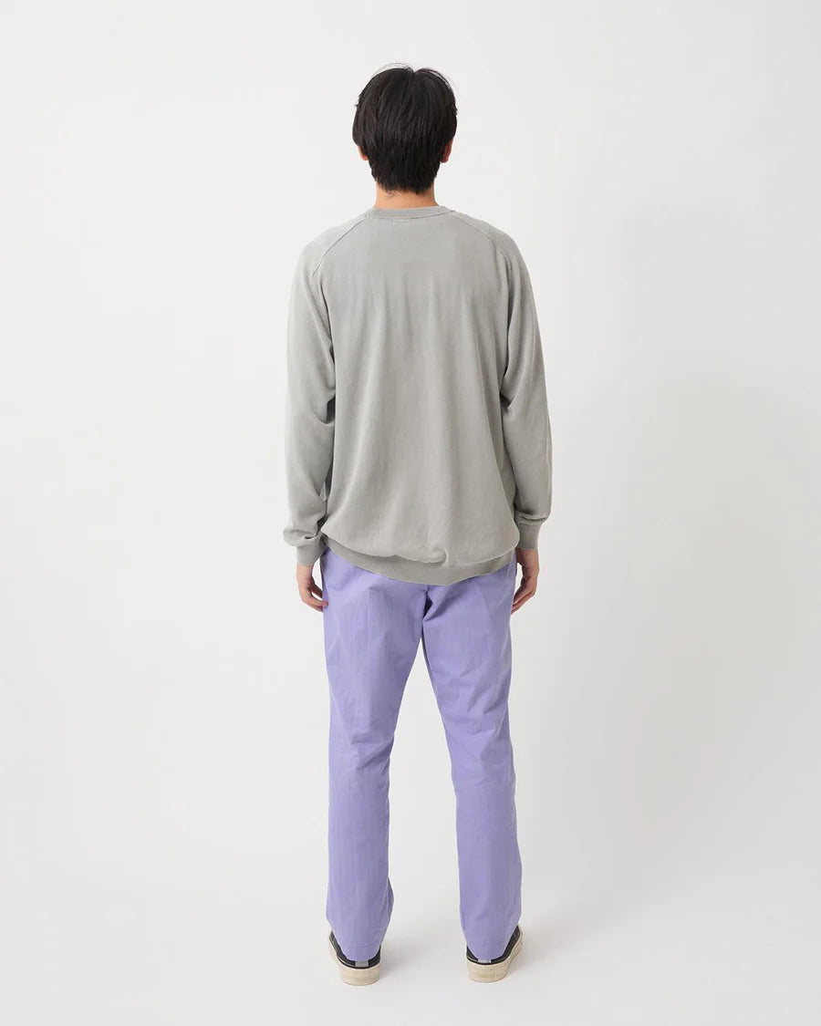 nonnative | OFFICER CHINO TROUSERS COTTON DOBBY STRIPE PIGMENT DYE