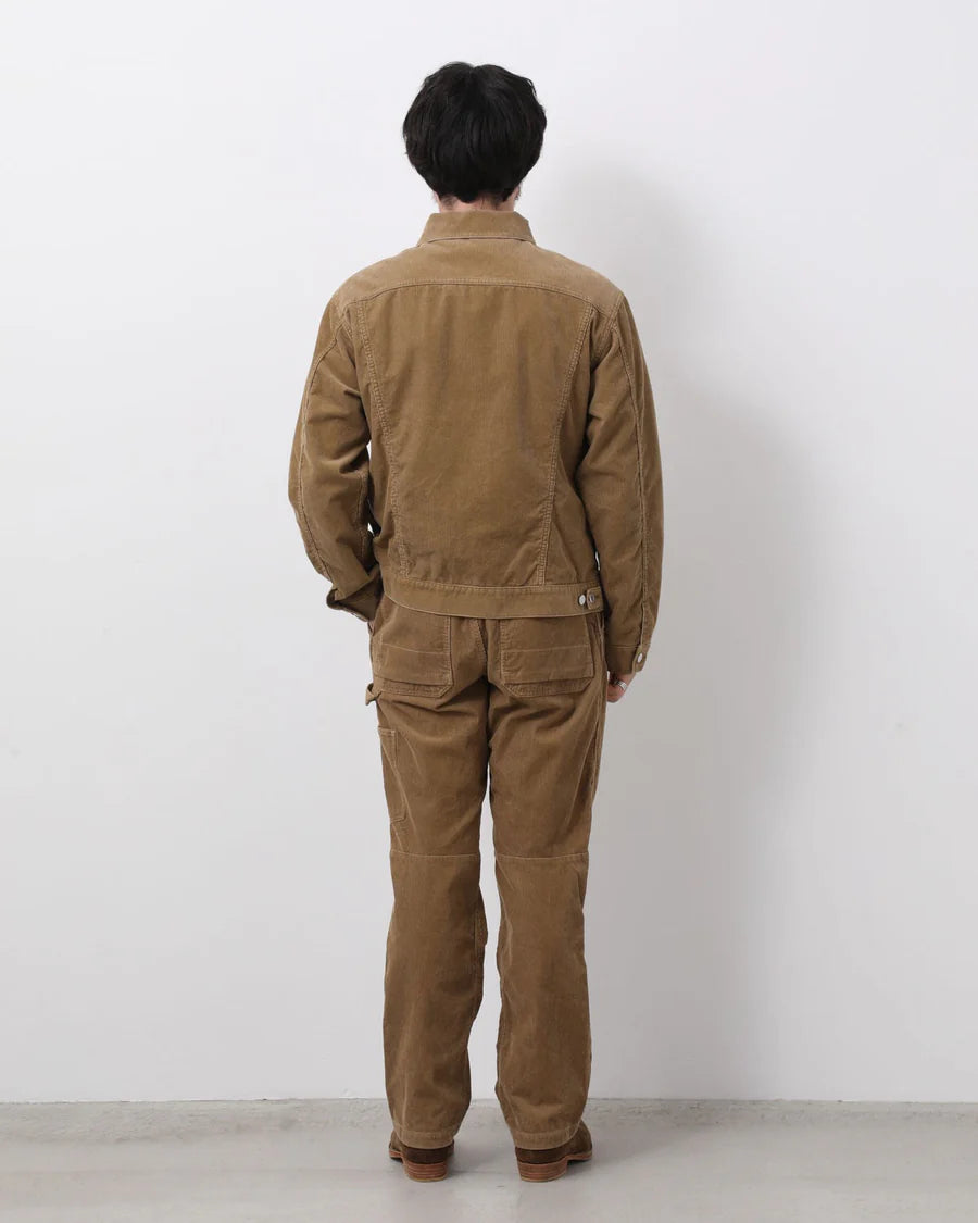 nonnative | WORKER TROUSERS COTTON CORD SULFUR DYE