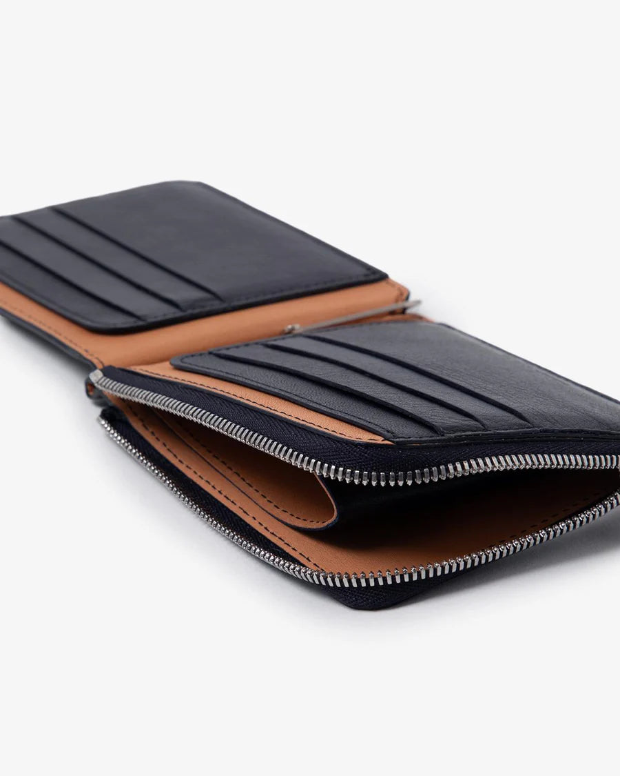 nonnative | DWELLER WALLET COW LEATHER WITH MONEY CLIP