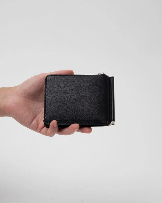nonnative | DWELLER WALLET COW LEATHER WITH MONEY CLIP
