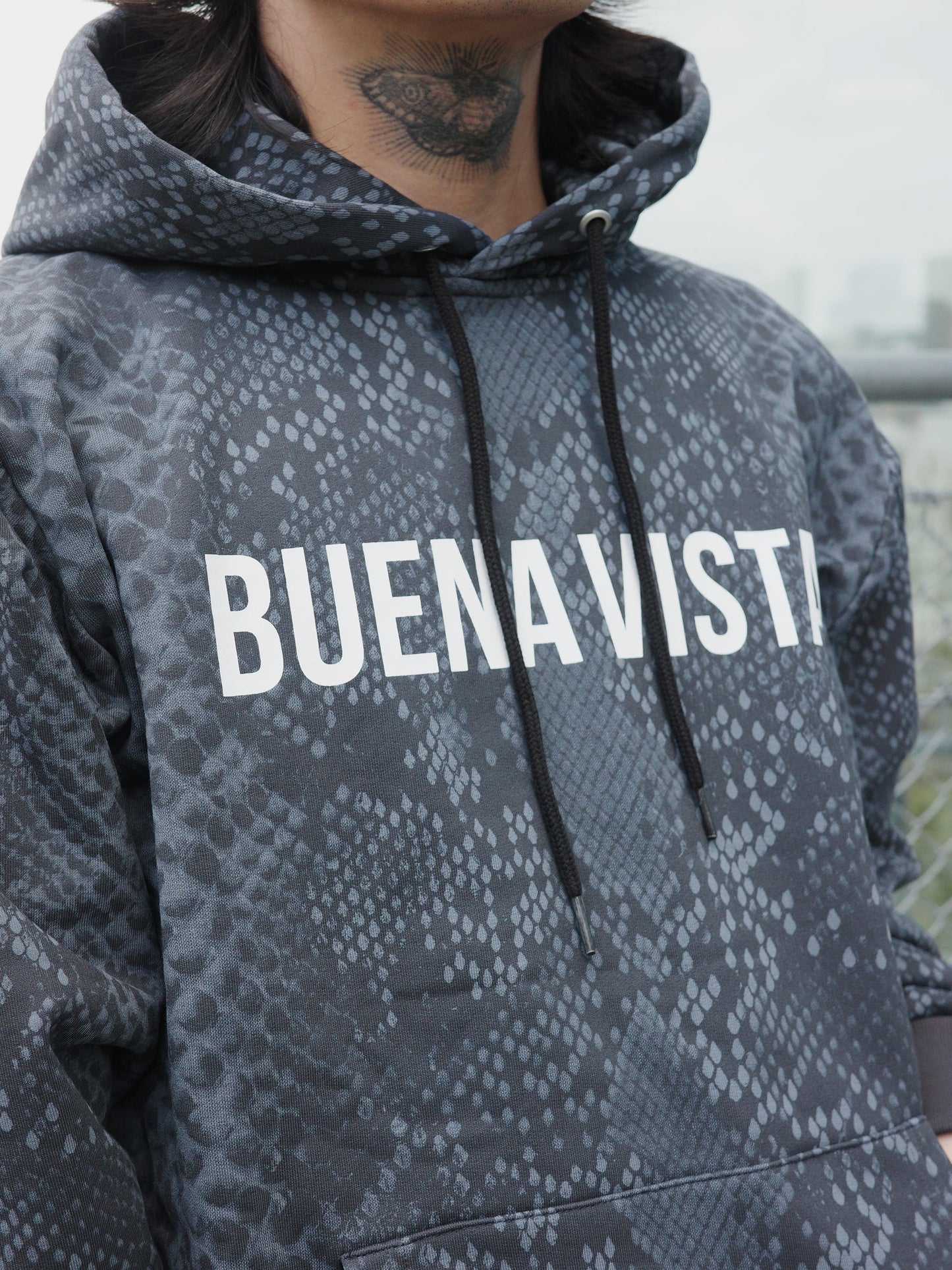 BUENA VISTA | Python patterned hoodie
