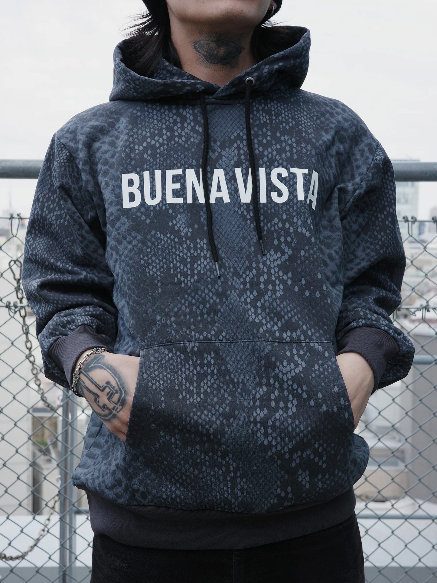BUENA VISTA | Python patterned hoodie